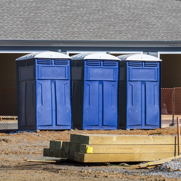 do you offer hand sanitizer dispensers inside the portable toilets in Stetson